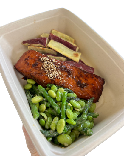 tamari glazed salmon