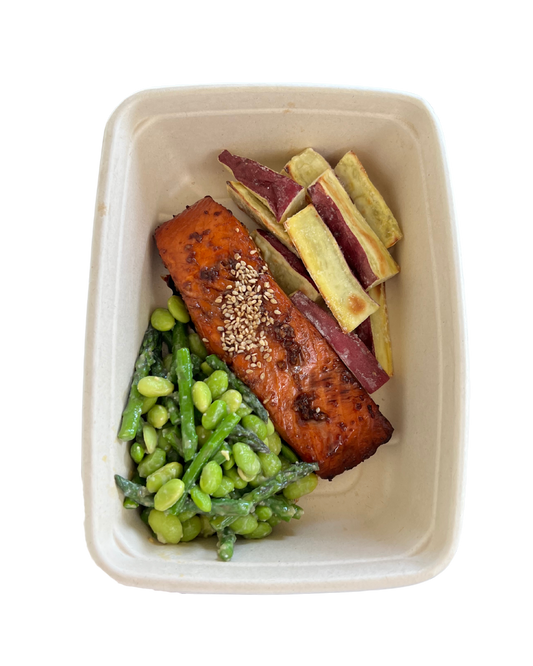 tamari glazed salmon